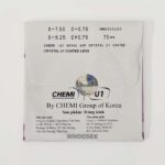 Tròng Kính Cận Chemi Crystal U1 Cu 67as Chiết Xuất 1.67 sau