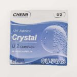 Tròng Kính Cận Chemi Crystal U2 Cu 74as Chiết Xuất 1.74 truoc