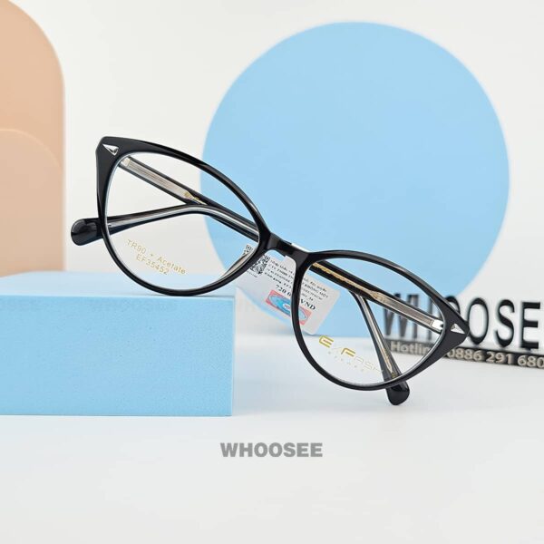 gọng kính exfash mắt mèo ef35452 001 thời trang phong cách thanh lịch