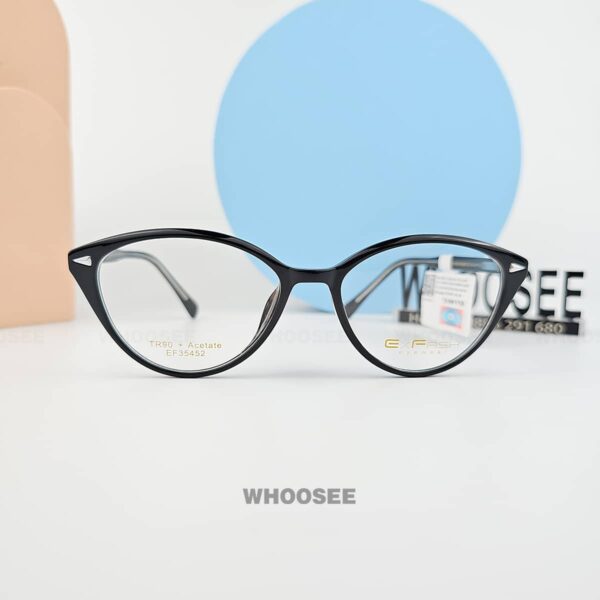 gọng kính exfash mắt mèo ef35452 001 thời trang phong cách thanh lịch