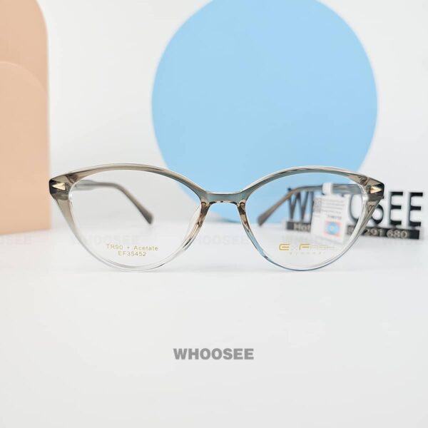 gọng kính exfash mắt mèo ef35452 274a chính hãng mang nhẹ, dễ phối đồ