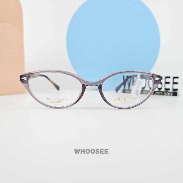 gọng kính exfash mắt mèo ef35453 771a chính hãng mang nhẹ, dễ phối đồ