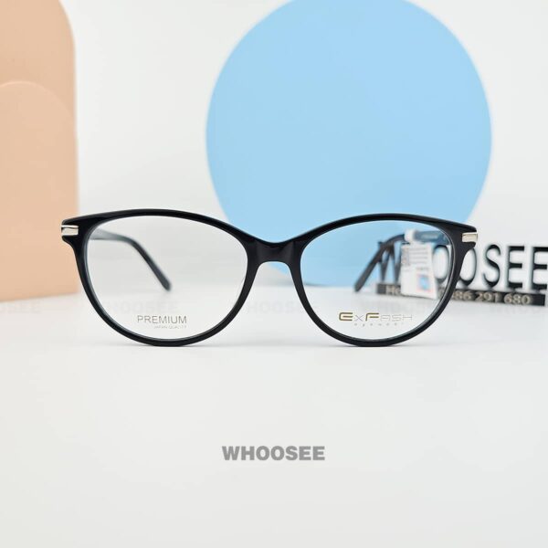 gọng kính thời trang exfash mắt mèo ef73555 934 chính hãng thiết kế thời trang