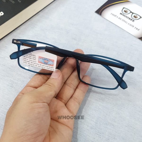 Gọng Kính Cận Xanh đen Vuông Ef99450 C237 Exfash