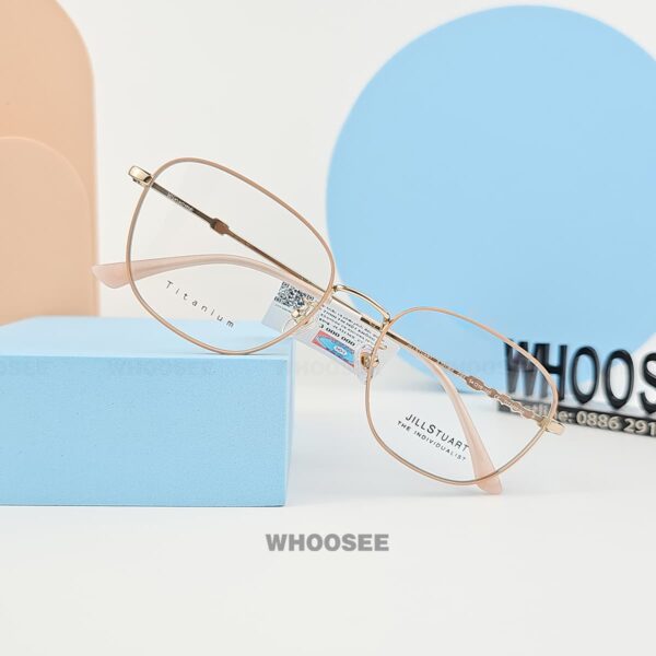 gọng kính thời trang jill stuart dáng mắt vuông bầu jl33136x c01 chính hãng thiết kế thời trang