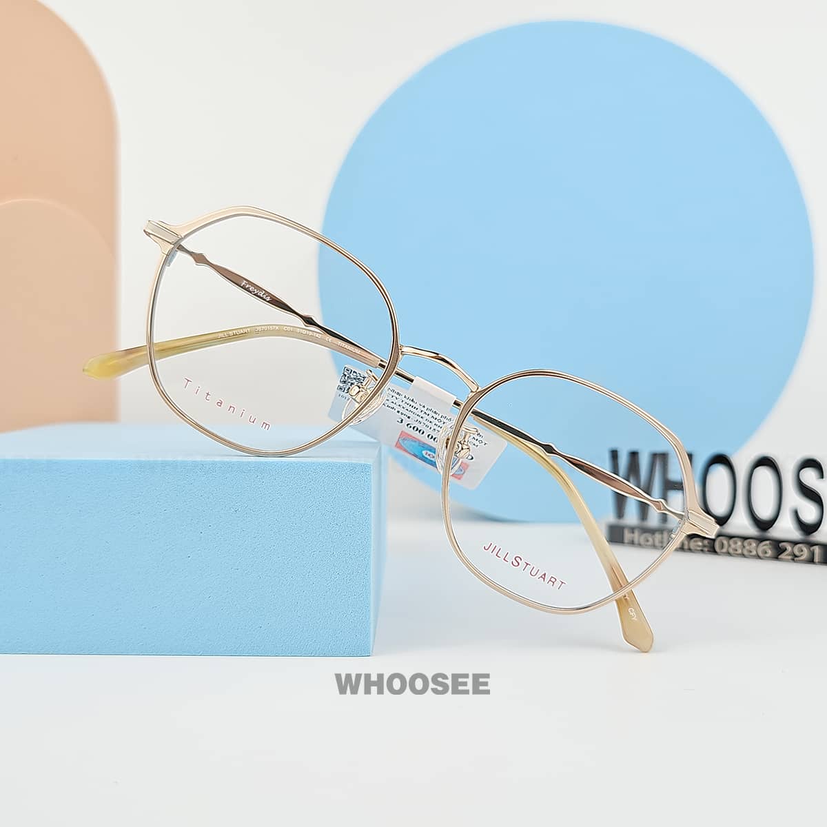 gọng kính jill stuart classic js70157x c01 cao cấp phù hợp đi làm, đi học