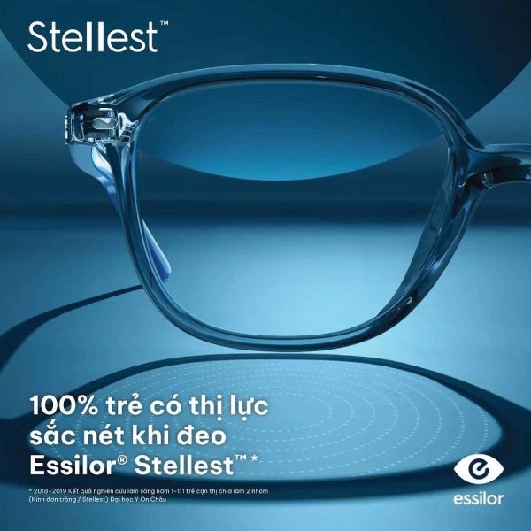 essilor stellest – tròng kính kiểm soát tiến triển cận thị cho trẻ em